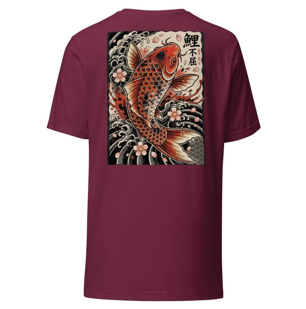 Koi Tee — Maroon