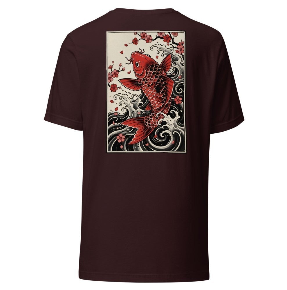Undertow Tee — Oxblood Black