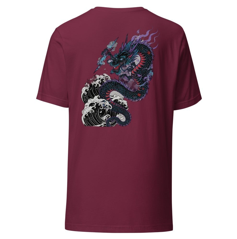 Raijin Tee — Maroon