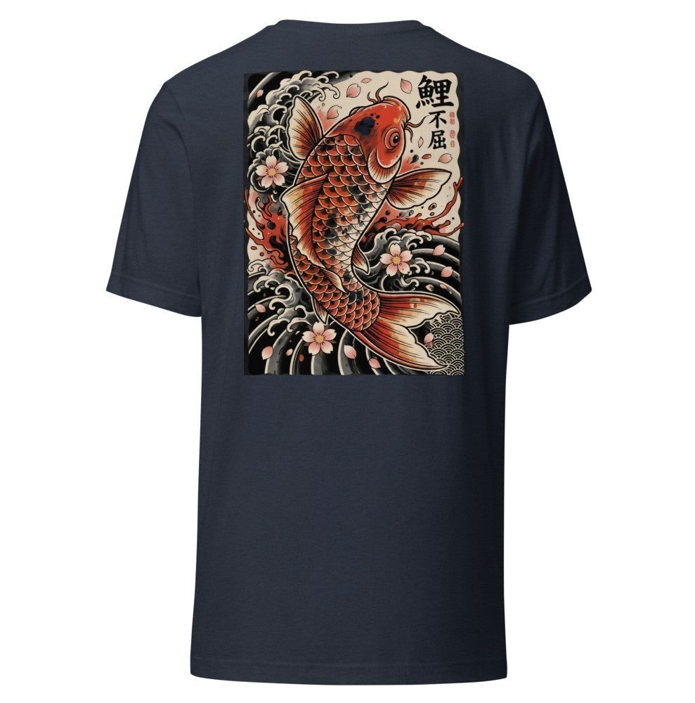 Koi Tee — Heather Navy