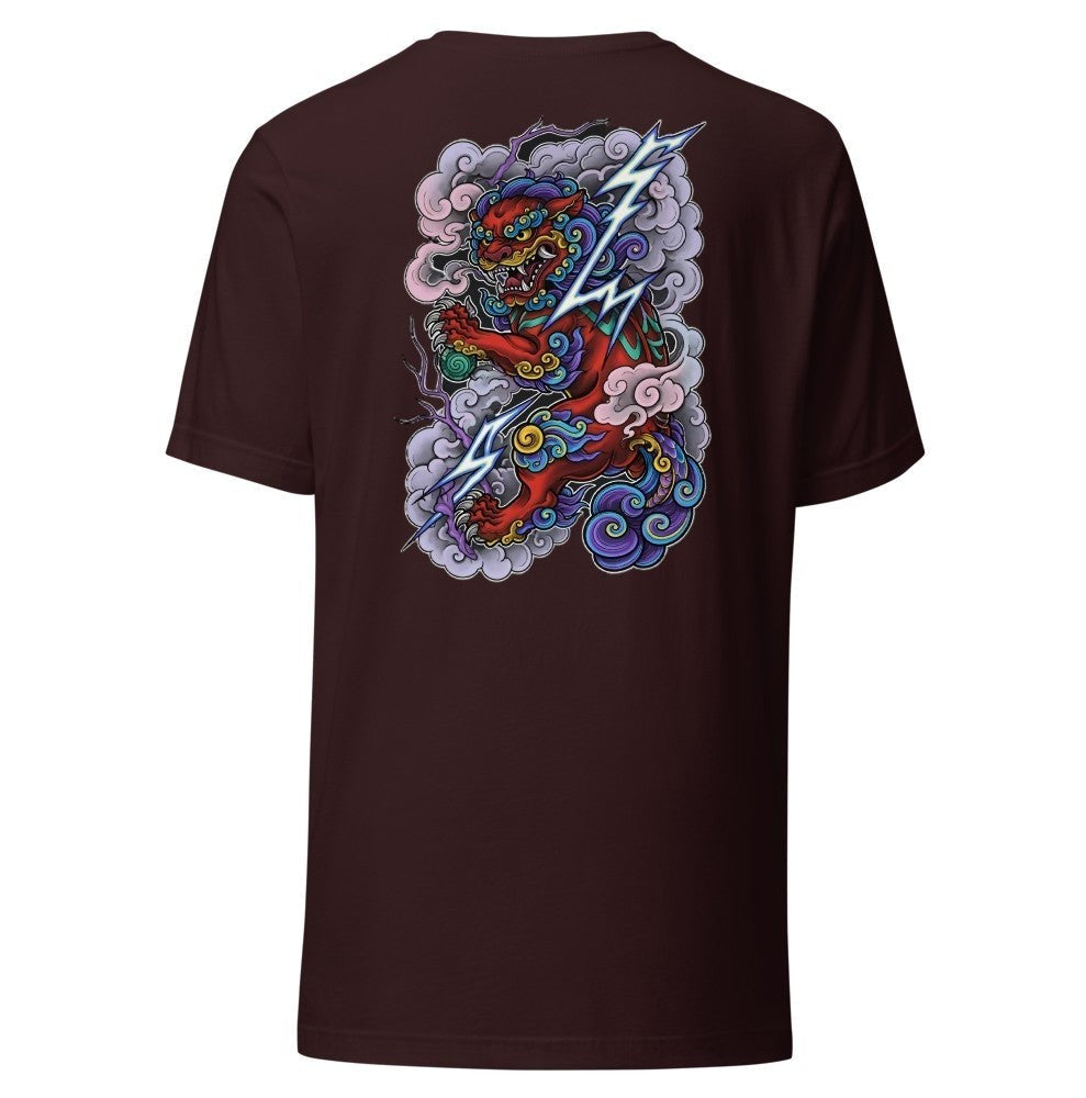 Warden Tee — Oxblood Black