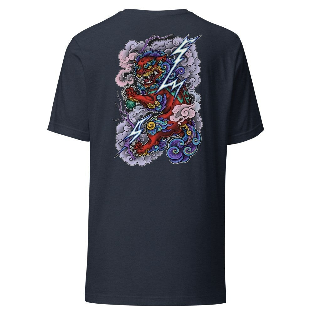 Warden Tee — Heather Navy