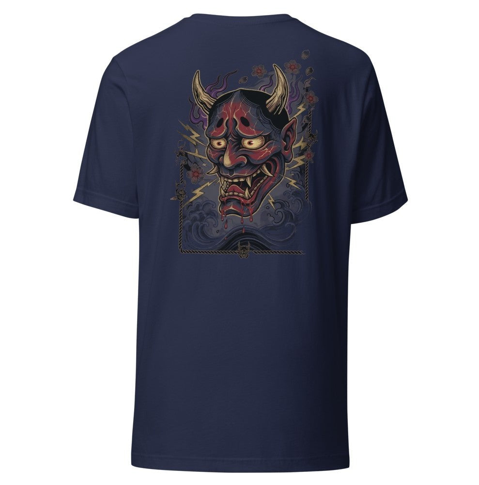 Hannya Tee — Heather Navy