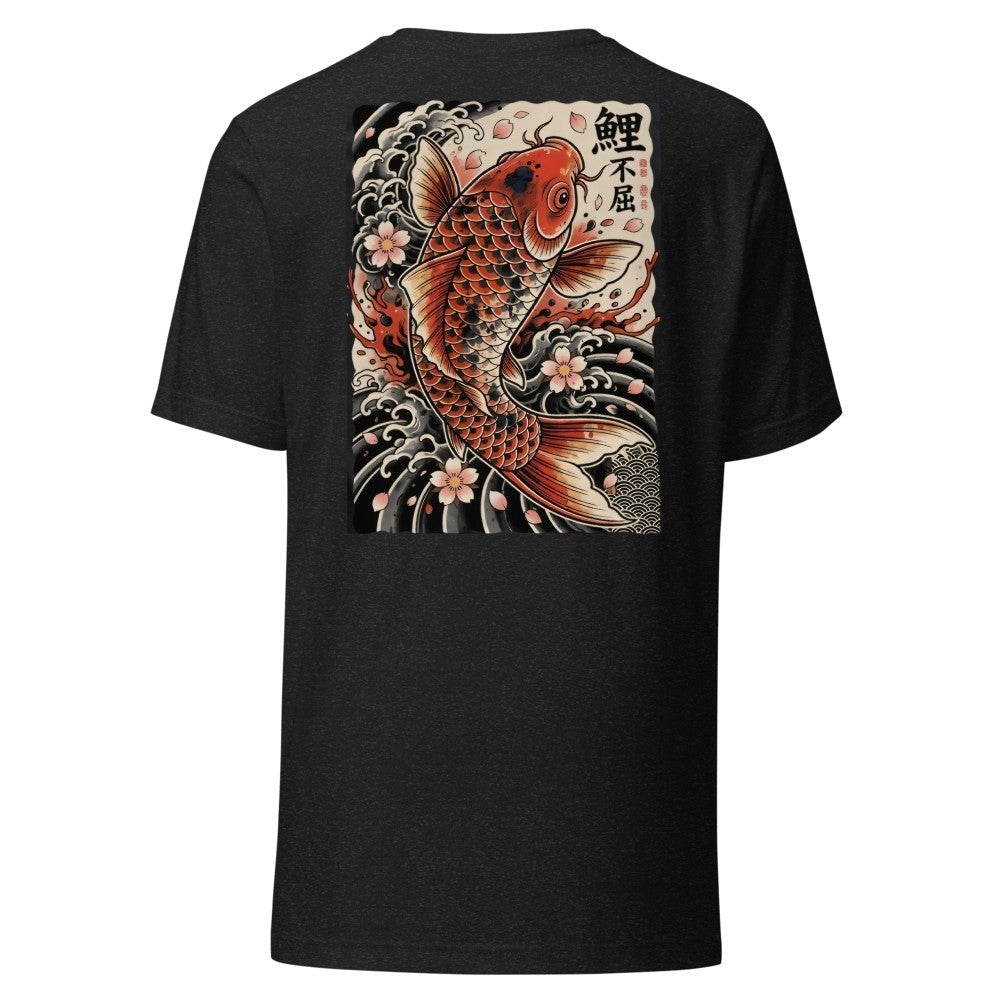 Koi Tee — Black Heather